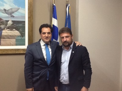 Συνάντηση του Υπουργού Υγείας, κ. Άδωνι Γεωργιάδη, με τον δήμαρχο Βύρωνα.